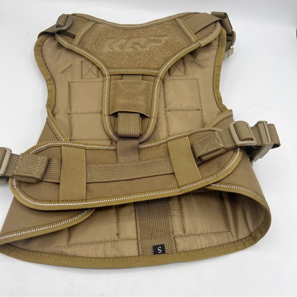 KQP Tactical Dog Harness for Small Dogs No Pull,Military Dog Molle Vest - Picture 7 of 9